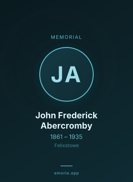 Memorial portrait of John Frederick Abercromby
