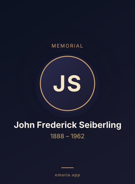 Memorial portrait of John Frederick Seiberling
