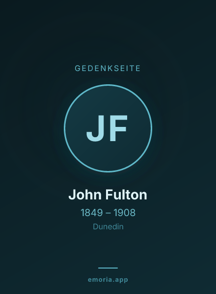 Gedenkportrait von John Fulton