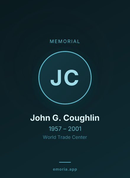 Memorial portrait of John G. Coughlin