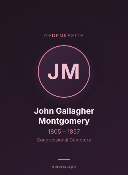 Gedenkportrait von John Gallagher Montgomery