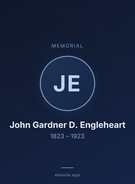 Memorial portrait of John Gardner D. Engleheart
