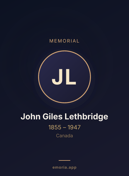 Memorial portrait of John Giles Lethbridge