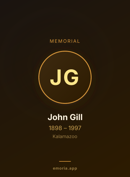 Memorial portrait of John Gill
