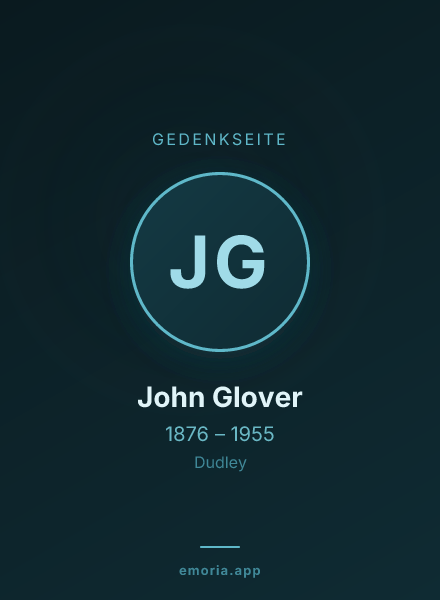 Gedenkportrait von John Glover