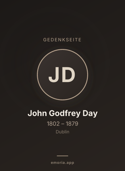 Gedenkportrait von John Godfrey Day
