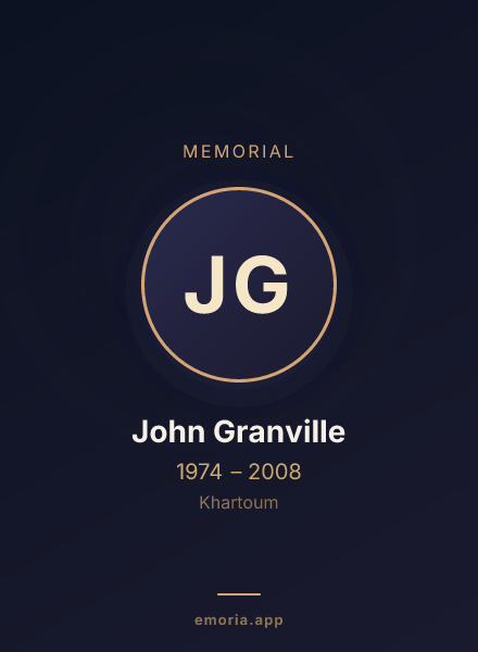 Memorial portrait of John Granville