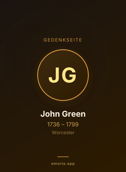 Gedenkportrait von John Green