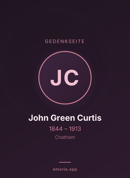Gedenkportrait von John Green Curtis