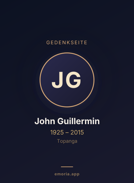 Gedenkportrait von John Guillermin