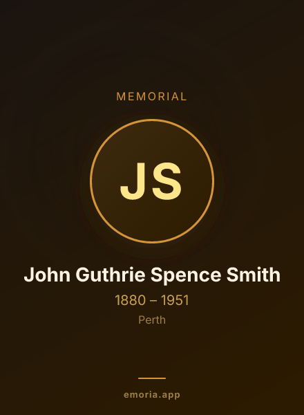 Memorial portrait of John Guthrie Spence Smith