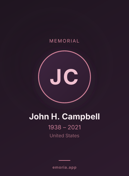 Memorial portrait of John H. Campbell