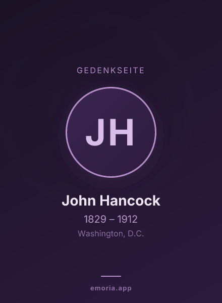 Gedenkportrait von John Hancock