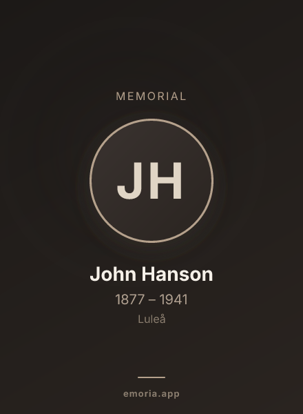 Memorial portrait of John Hanson