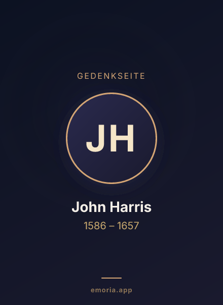 Gedenkportrait von John Harris