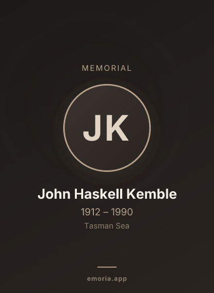 Memorial portrait of John Haskell Kemble