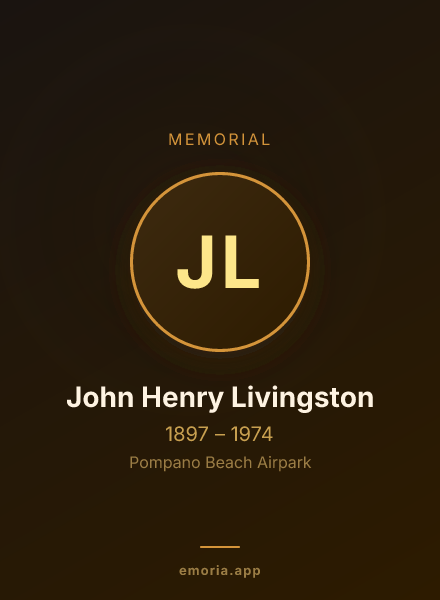 Memorial portrait of John Henry Livingston