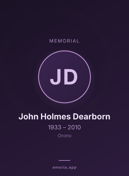 Memorial portrait of John Holmes Dearborn