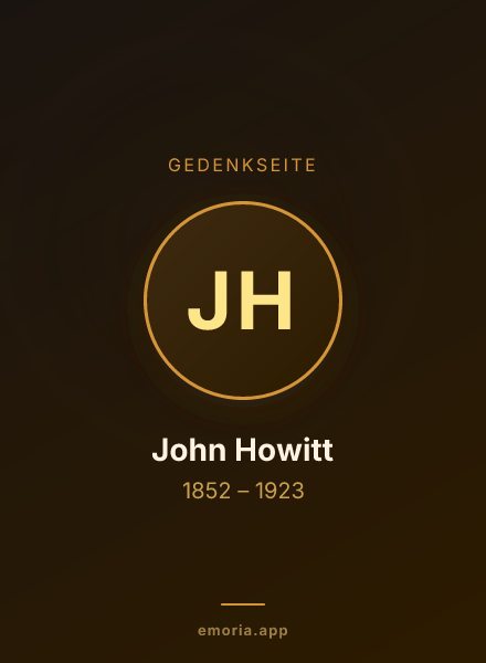 Gedenkportrait von John Howitt