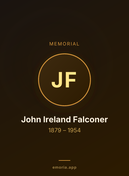 Memorial portrait of John Ireland Falconer