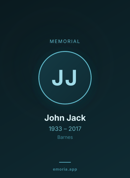 Memorial portrait of John Jack