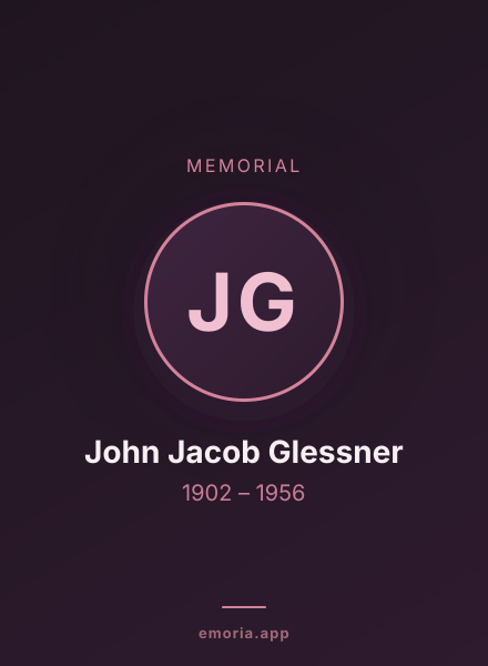 Memorial portrait of John Jacob Glessner