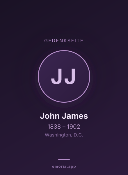 Gedenkportrait von John James