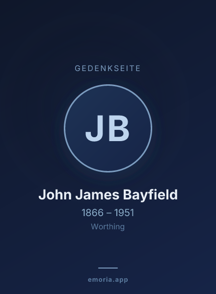Gedenkportrait von John James Bayfield