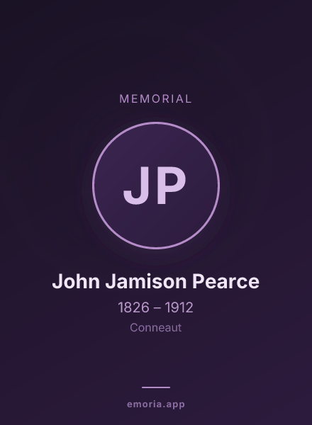 Memorial portrait of John Jamison Pearce