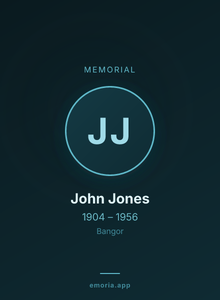 Memorial portrait of John Jones