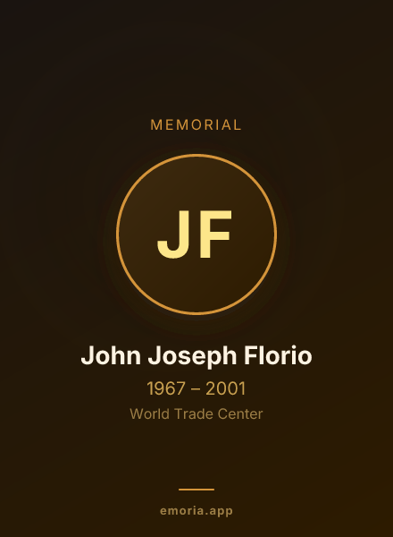 Memorial portrait of John Joseph Florio