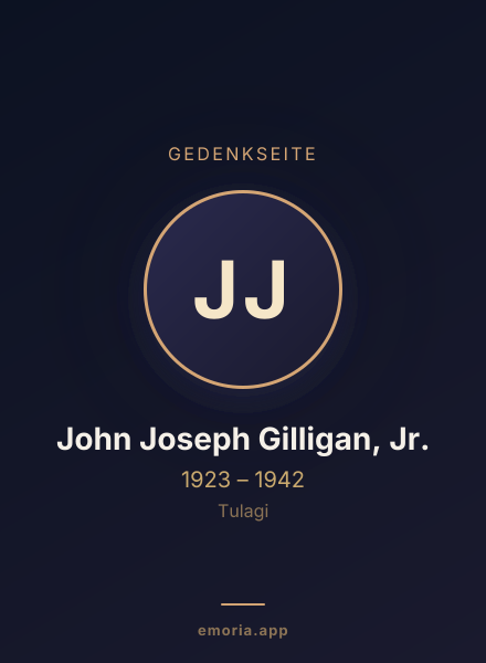 Gedenkportrait von John Joseph Gilligan, Jr.