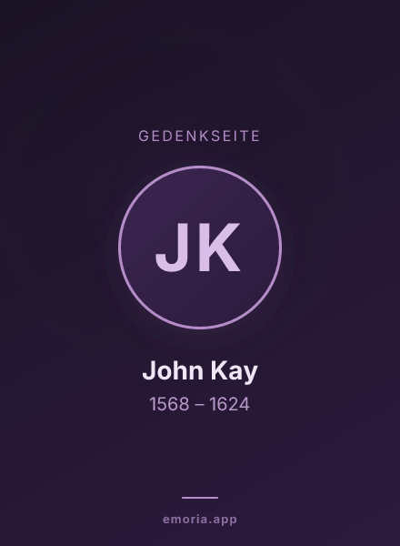 Gedenkportrait von John Kay