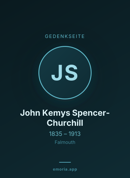 Gedenkportrait von John Kemys Spencer-Churchill