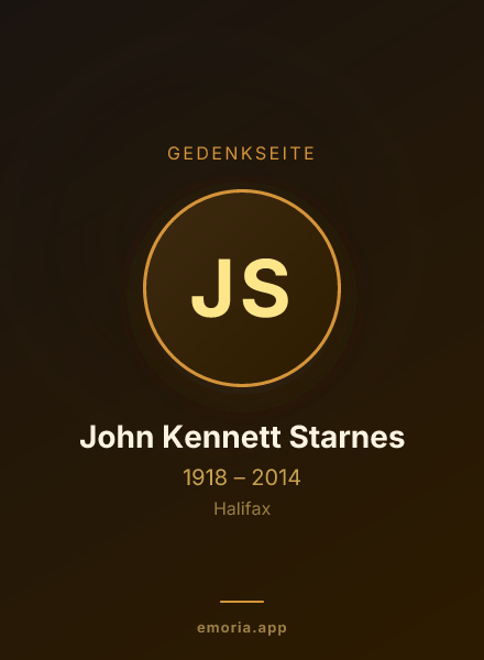 Gedenkportrait von John Kennett Starnes