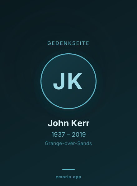 Gedenkportrait von John Kerr
