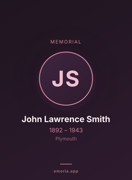 Memorial portrait of John Lawrence Smith