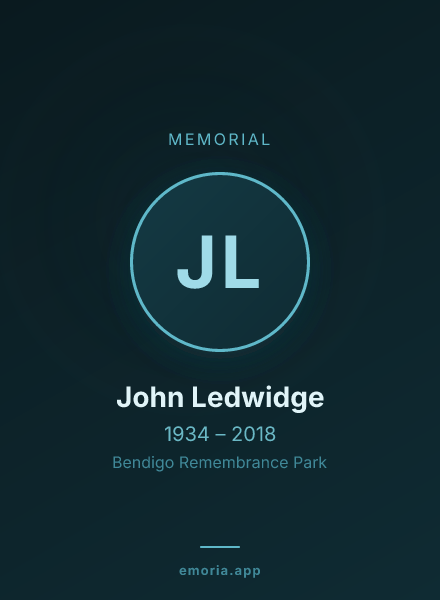 Memorial portrait of John Ledwidge