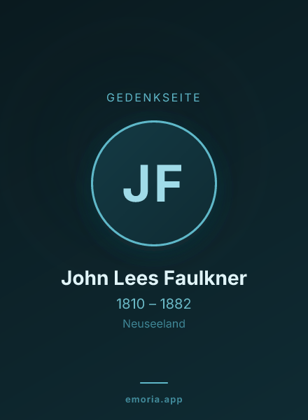 Gedenkportrait von John Lees Faulkner