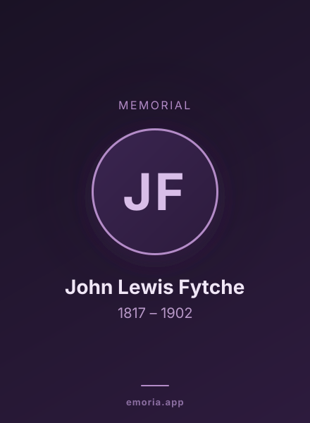 Memorial portrait of John Lewis Fytche