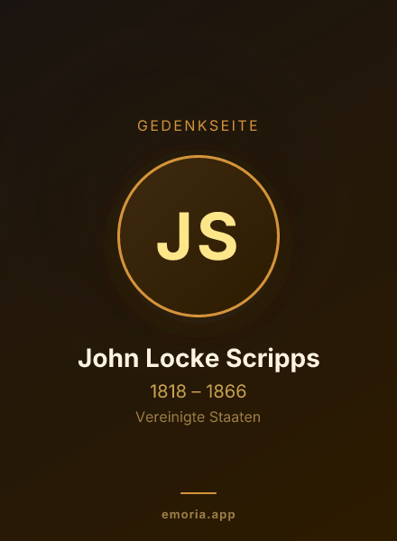 Gedenkportrait von John Locke Scripps