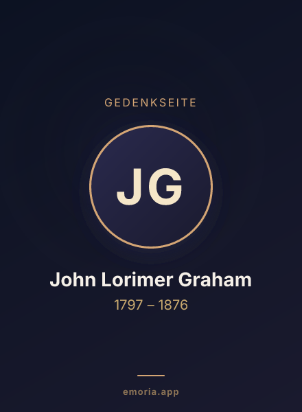 Gedenkportrait von John Lorimer Graham