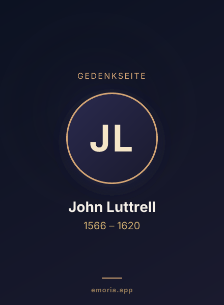 Gedenkportrait von John Luttrell