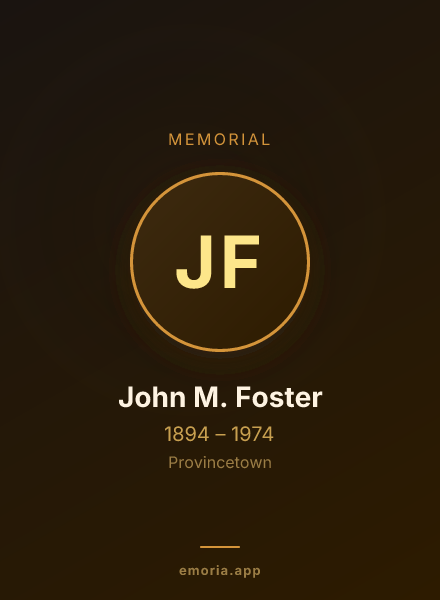 Memorial portrait of John M. Foster