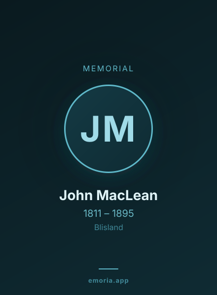 Memorial portrait of John MacLean