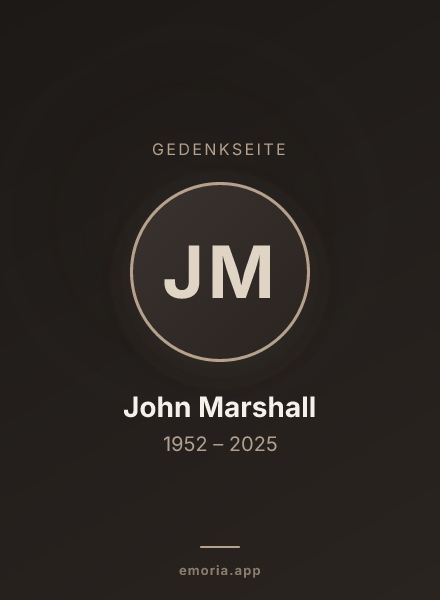 Gedenkportrait von John Marshall