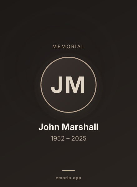 Memorial portrait of John Marshall