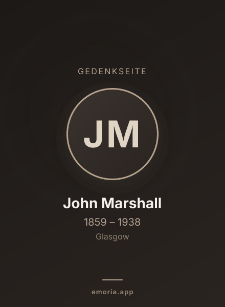 Gedenkportrait von John Marshall