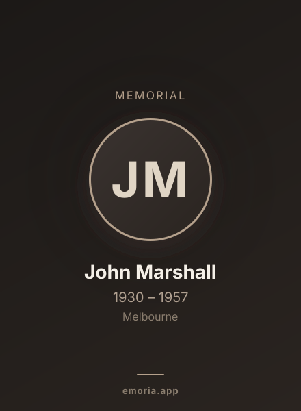 Memorial portrait of John Marshall