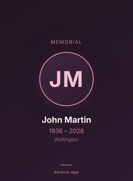 Memorial portrait of John Martin